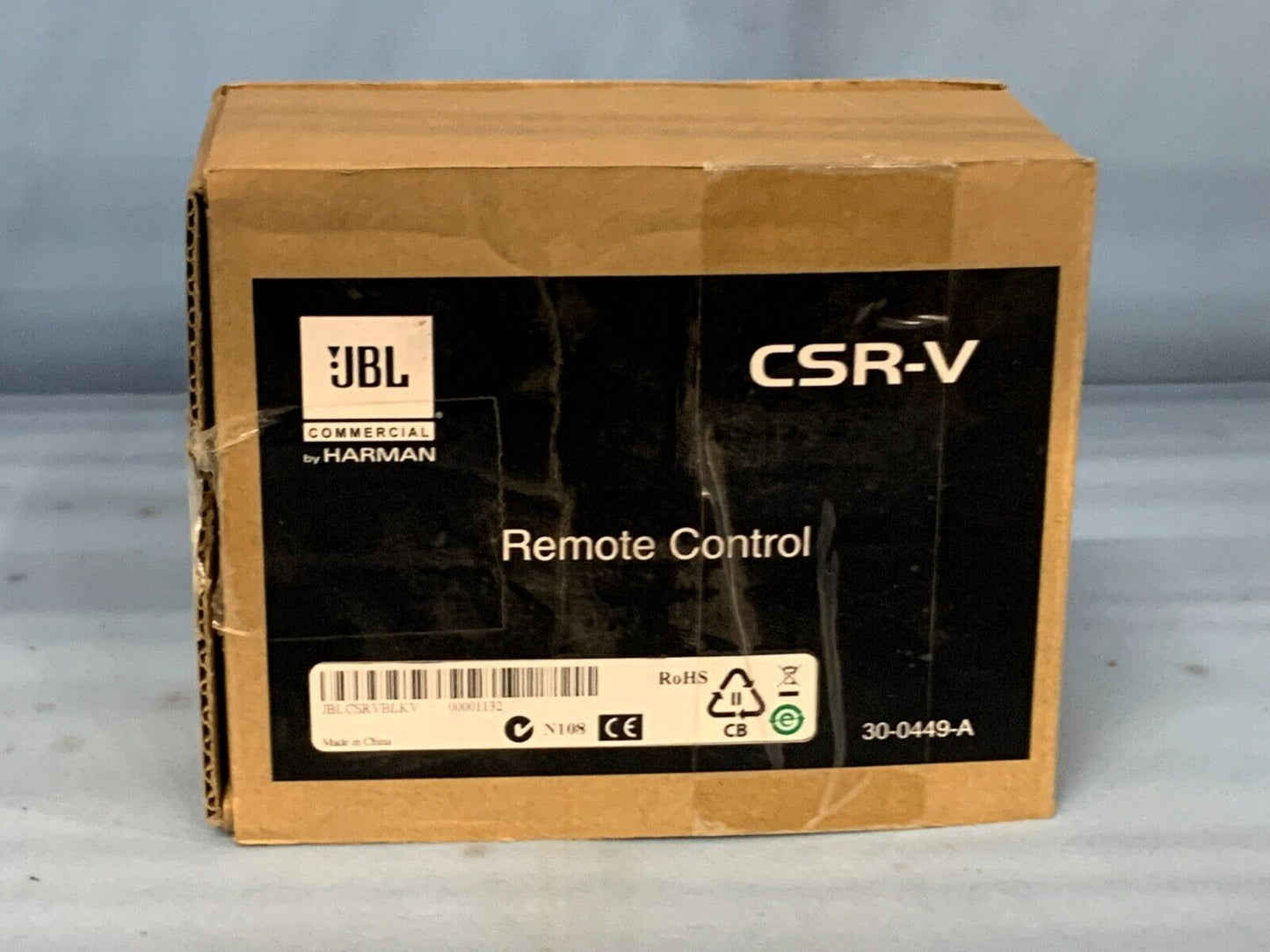 JBL CSR-V / Black / Wall Volume Remote Control for CSM/CSMA/VMA Mixer Amplifiers