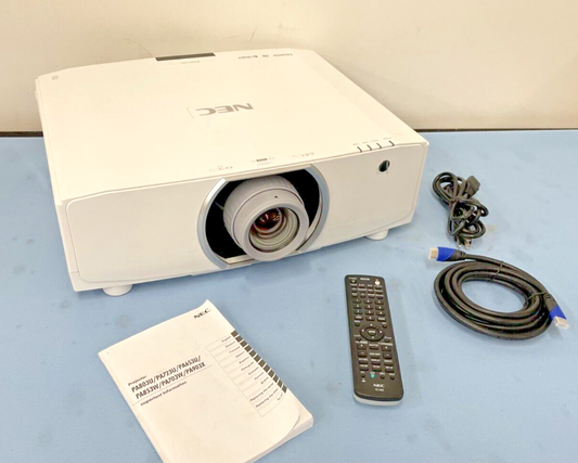 NEC NP-PA653U 4K UHD 6500-Lumen Home Theater WUXGA Projector/Projection System