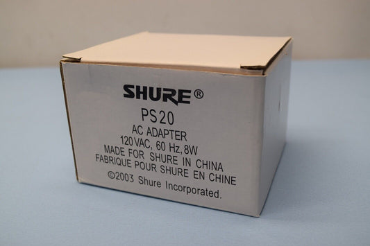 New Shure PS20US AC Adapter -  OEM Power Supply 12V