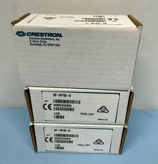 Crestron MP-WP150-W Media Presentation Wall Plate 6503385 Lot of 3