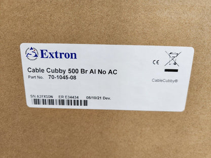 Extron Cable Cubby 500/ No AC / BRU ALUM / 70-1045-08 NEW