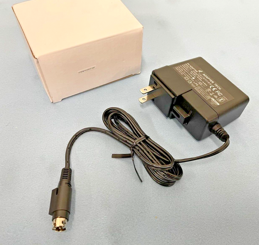 Adapter Tech ATS036T-W120V AC Adaptor 12V 3A 36-Watt Power Supply w/ 4 ...