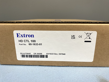 Extron HD CTL 100 Workspace Controller 60-1633-01 NEW