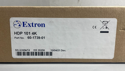 Extron HDP 101 4K / HDMI to DisplayPort Converter / 60-1739-01