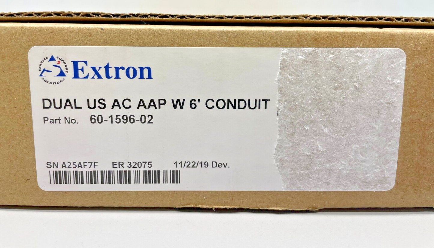 Extron 60-1596-02 DUAL AC AAP Two AC Outlet AAP AV Connectivity Module