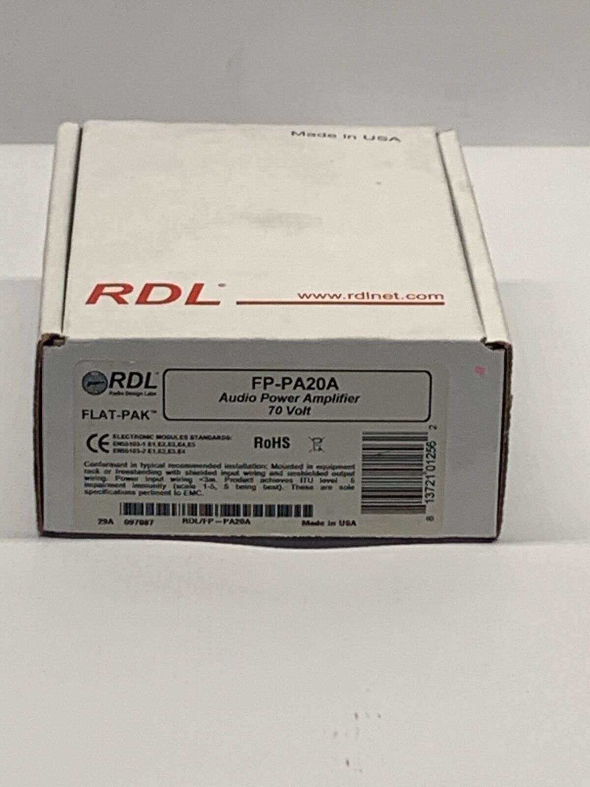 RDL FP-PA20A   Mono Audio Power Amplifier
