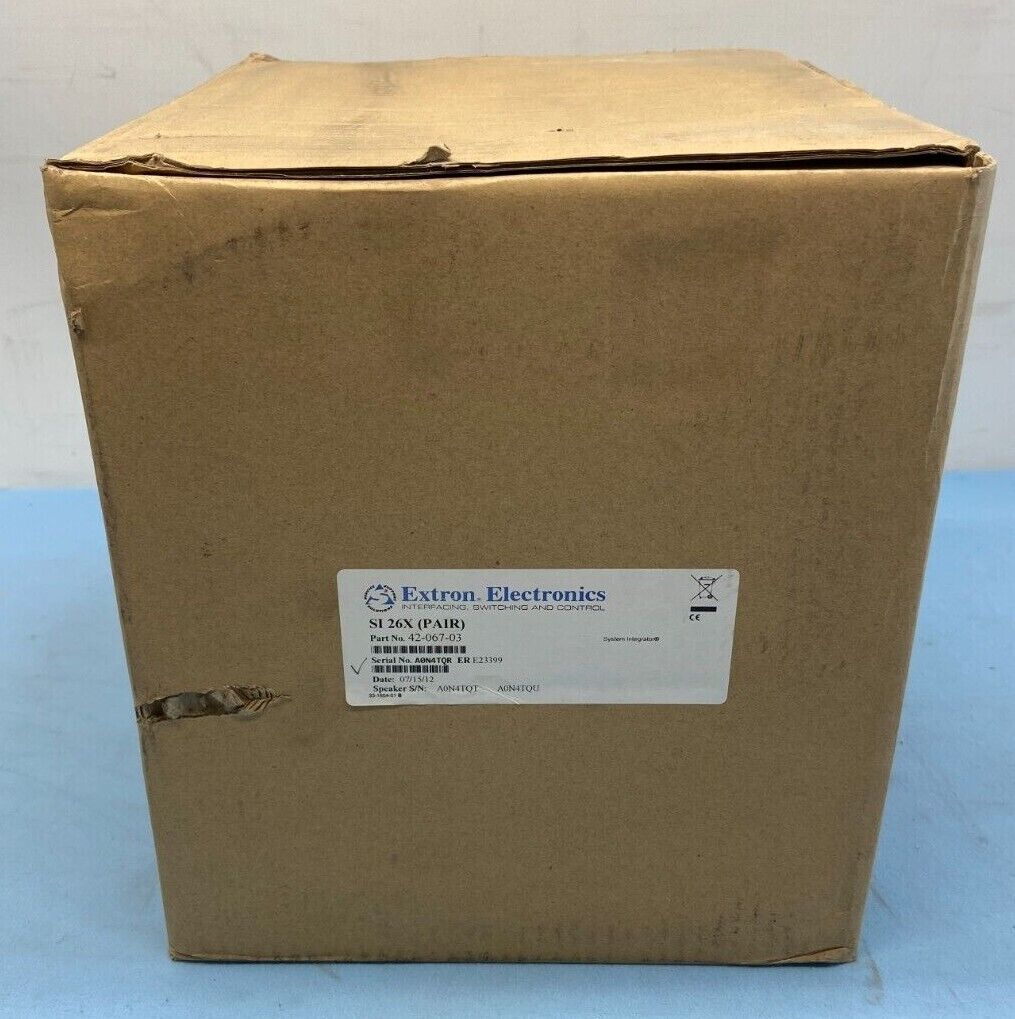 Extron SI 26X Two-Way Open Back 8 Ohm Ceiling Speakers / 42-067-03 / B ...