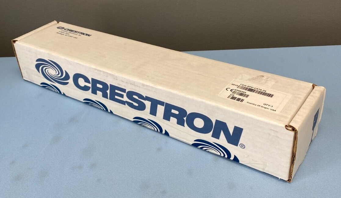 Crestron CEN-RPP-CAT6-24 24-Port CAT6 RJ45 Patch Panel 6508205