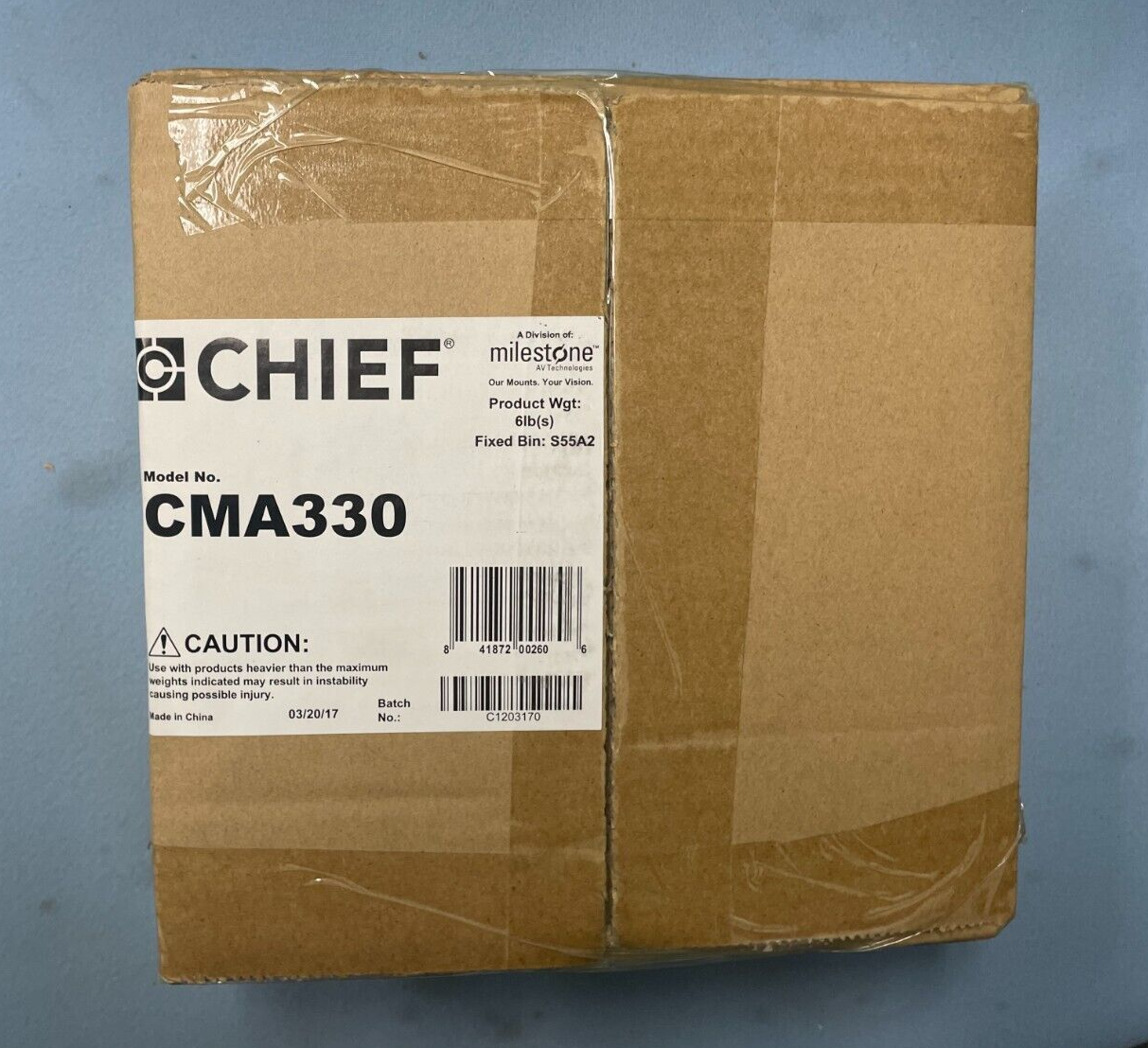 Chief Pole Clamp Adapter CMA300 Brand New in Box