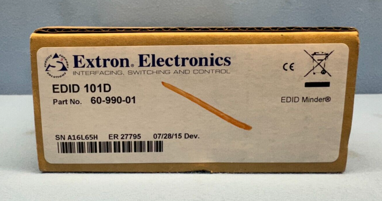 Extron EDID 101D EDID Emulator with EDID Minder for DVI 60-990-01 – LPAV