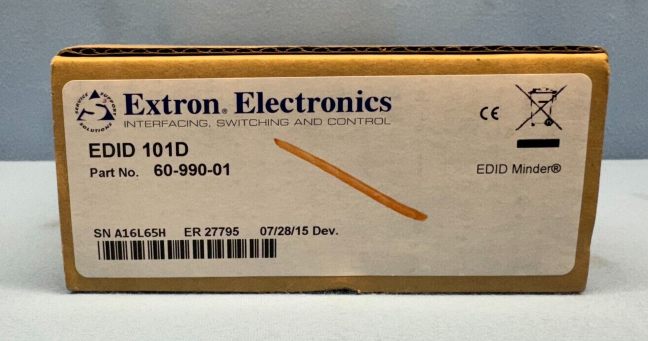 Extron EDID 101D EDID Emulator with EDID Minder for DVI 60-990-01