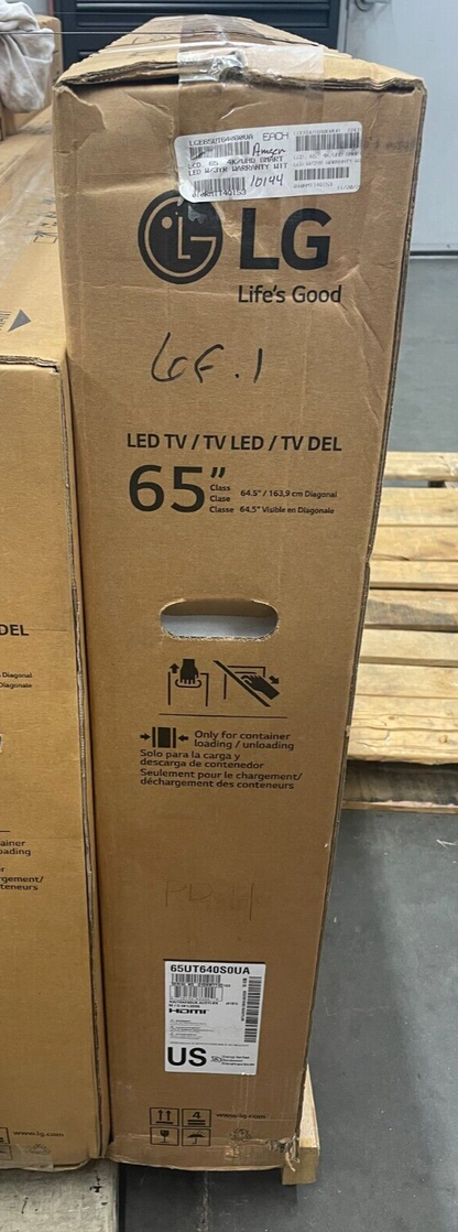 LG UT640S 65" 4K UHD LED-Backlit LCD Commercial Signage TV / 65UT640S0UA
