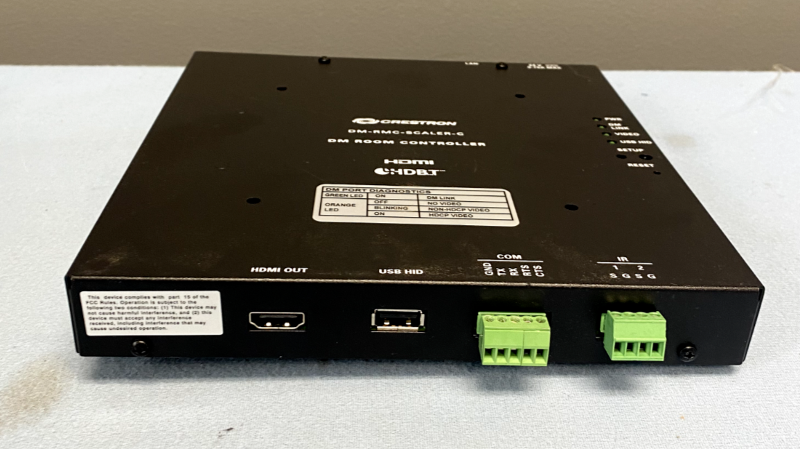 Rmc Controller Crestron DM-RMC-SCALER-C Lot of 2 8G+ Receiver/Room Controller w/ Scal ...