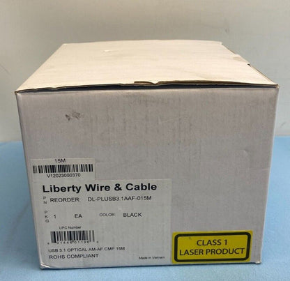 Liberty DL-PLUSB3.1AAF-015M | 49.2" DigitaLinx USB Active Optical Plenum Cable