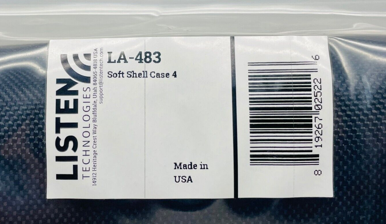 Listen Technologies LA-483 Soft Shell Case 4