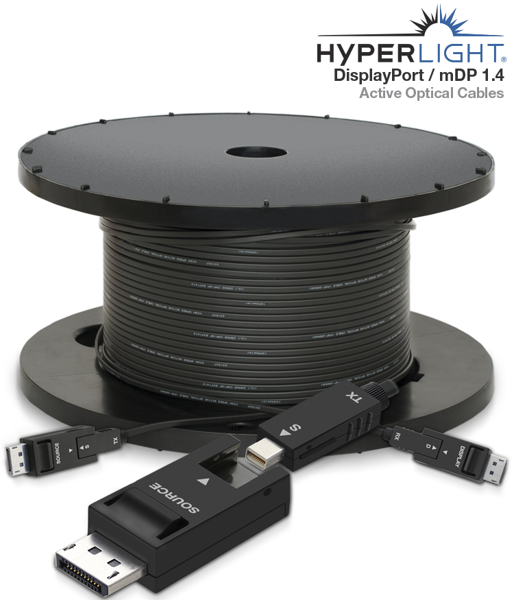 DVIGEAR DVI-2730-AOC Plenum-Rated 8K HyperLight Active Optical DisplayPort Cable
