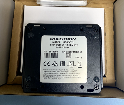 Crestron USB-EXT-2-REMOTE | USB over Category Cable Extender, Remote | 6511094