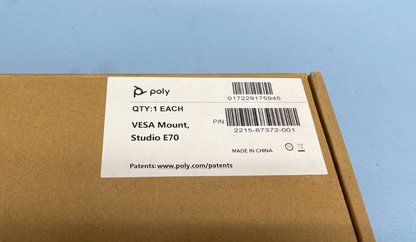 Poly VESA bracket For Studio E70 Camera 2215-87372-001