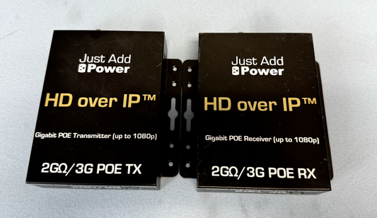 Just Add Power 2GΩ/3G POE TX & RX HD Over IP Gigabit POE Transmitter & Receiver