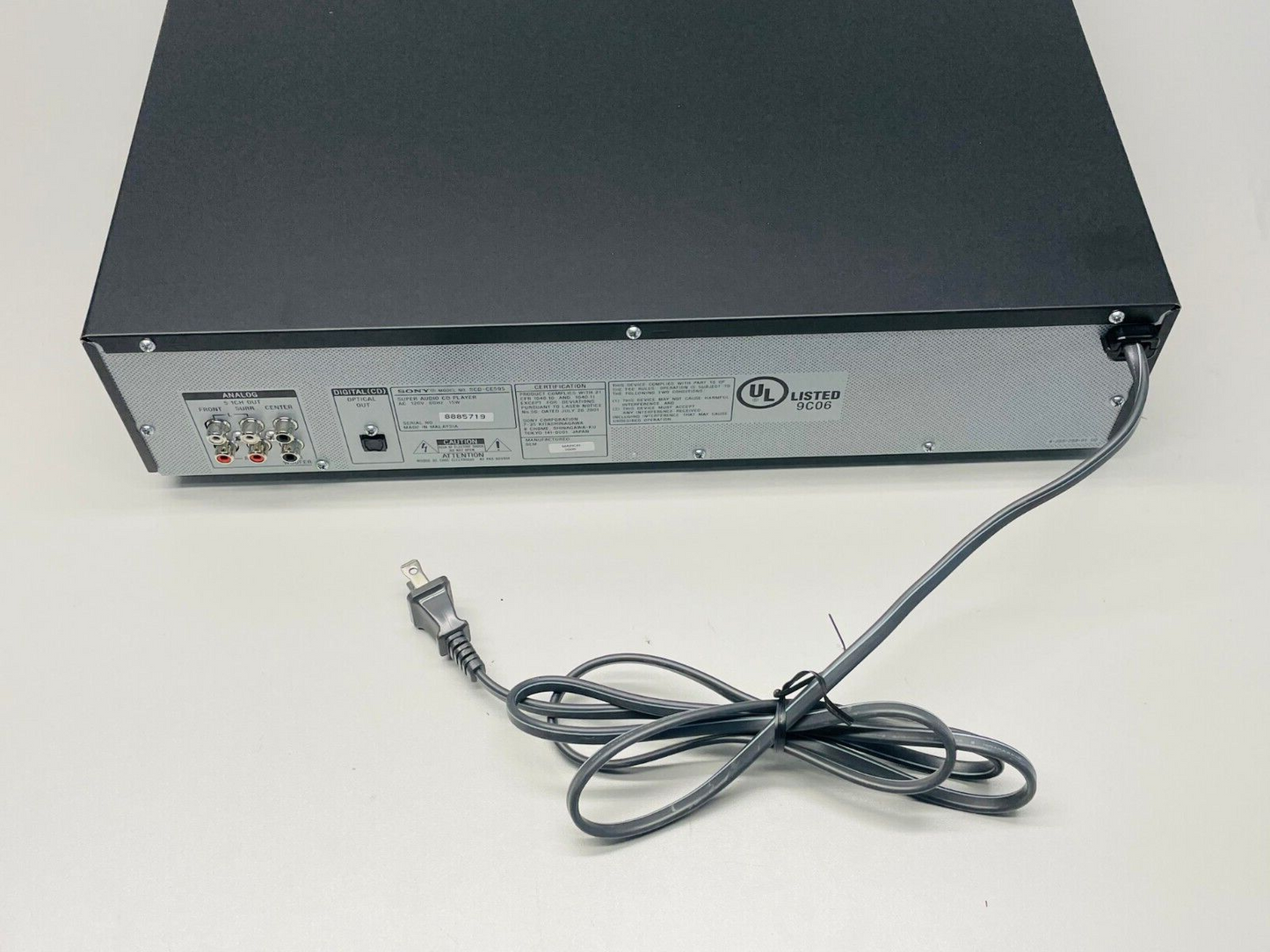 Sony SCD CE595 5 Disc Changer Multi Channel Direct Stream Digital WI Sony scd ce595 5 disc changer multi channel direct stream digital wi