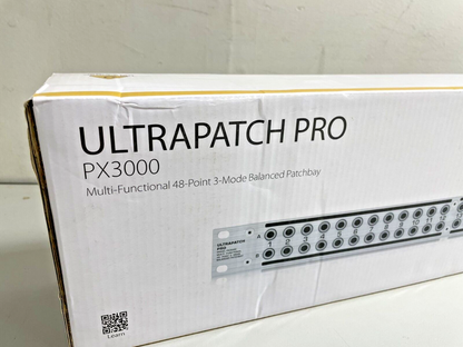 Behringer PX3000 UltraPatch Pro Multi 48-Point 3-Mode Balanced Patchbay Panel