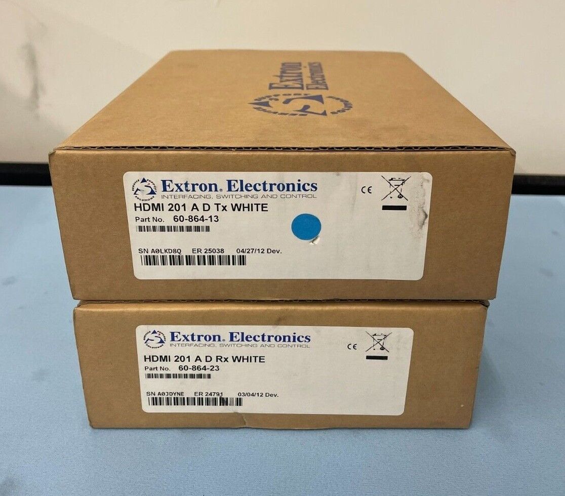 Extron HDMI 201 A D Tx/Rx Black HDMI Twisted Pair Extender 60-864-13 / 60-864-23