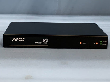AMX NMX-DEC-N1222 / Minimal Compression 1080p60 Video over IP Decoder with PoE