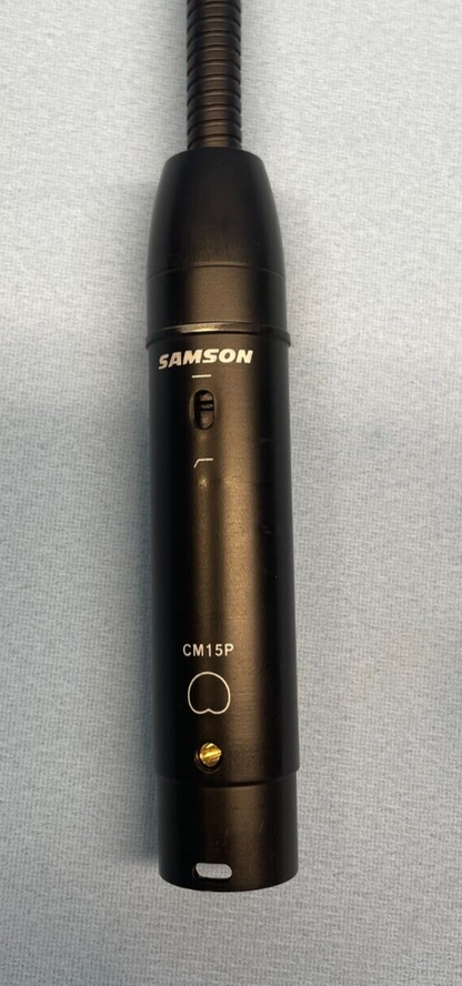 Samson CM15P Cardioid Gooseneck Podium Microphone Black (15")