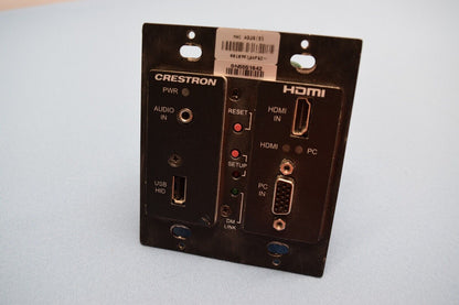 Crestron DM-TX-200-2G Wall Plate DigitalMedia CAT Transmitter 200 Black 6503588