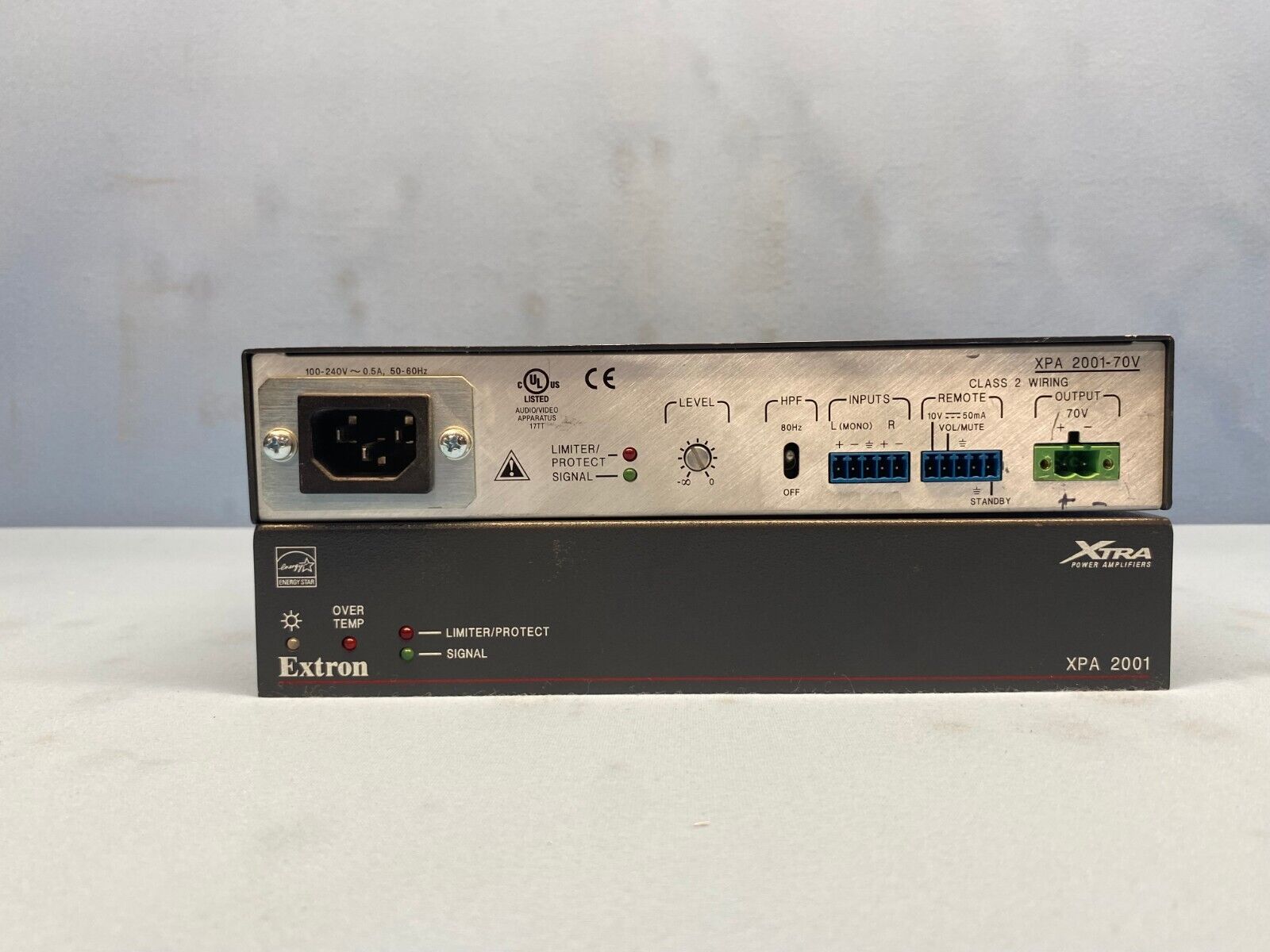 Extron XPA 2001 Mono 70/100 V Amplifier - 200 Watts (60-850-01) LOT OF ...