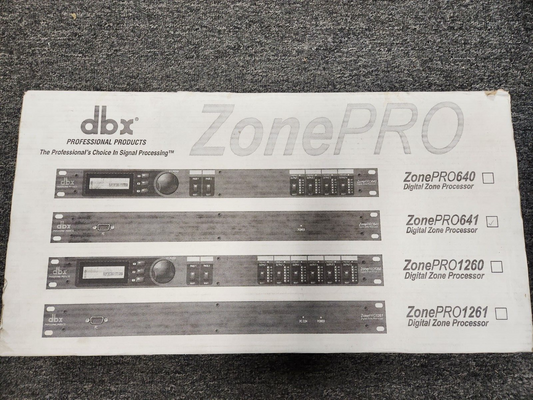 DBX DBX641V 6x4 Digital Zone Processor ZonePRO 641  NEW