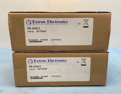 Extron PS 1210 C Desktop Power Supply 70-775-01 LOT OF 2