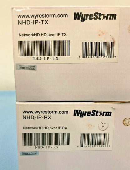 WyreStorm NHD-IP-TX & NHD-IP-RX NetworkHD IP-Series AV Over IP JPEG 2000