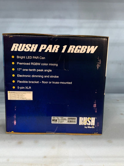 Martin Lighting RUSH Par 1 RGBW / 7-LED RGBW / 90480000